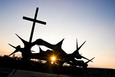 image of cross and crown